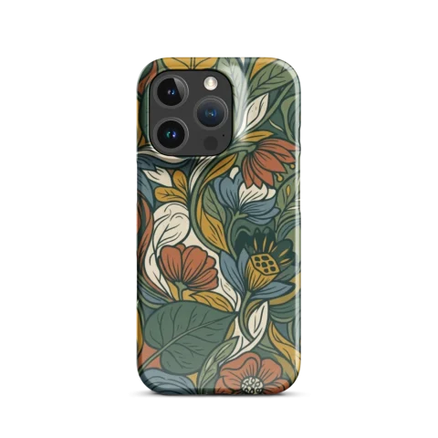 Terracotta and Sage Botanical Pattern