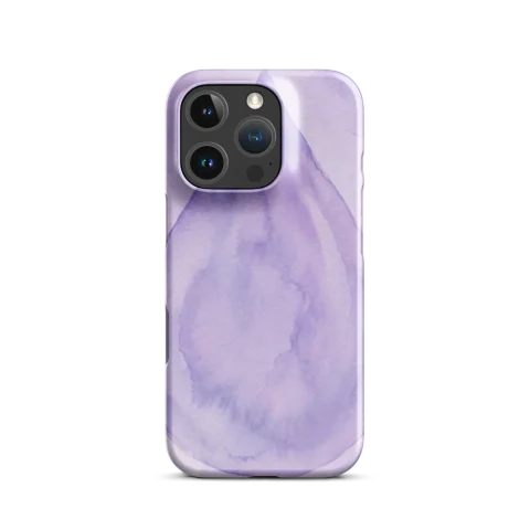 Lavender Purple Watercolor Droplet Paint