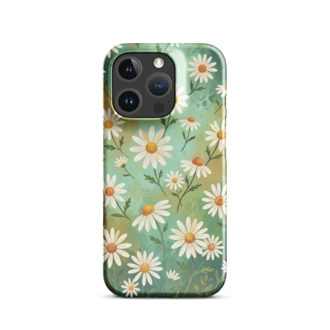 Painted White Daisy Floral Pattern