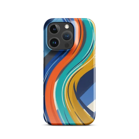 Bold Retro Curved Athletic Stripes