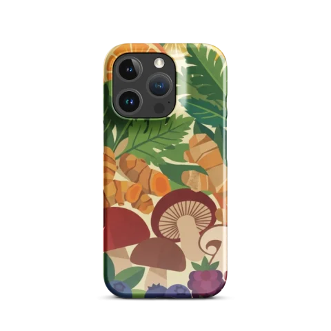 Citrus Ginger Mushroom Berry Collage