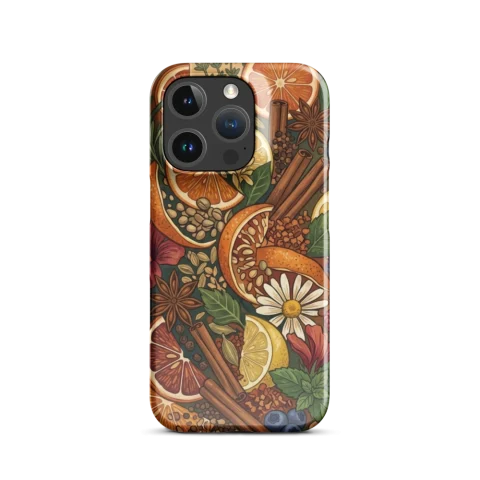 Vintage Citrus Spice Botanical Pattern