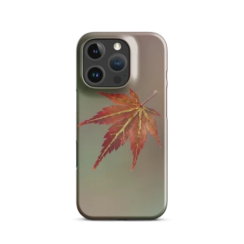 Ethereal Golden Maple Leaf Study
