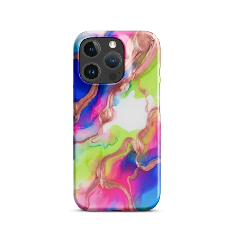 Molten Neon Fluid Marble