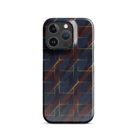 Royal Navy and Burgundy Interstellar Houndstooth