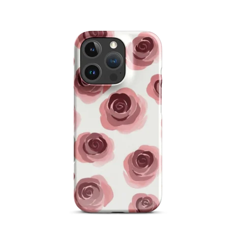 Ethereal Gouache Rose Garden Pattern