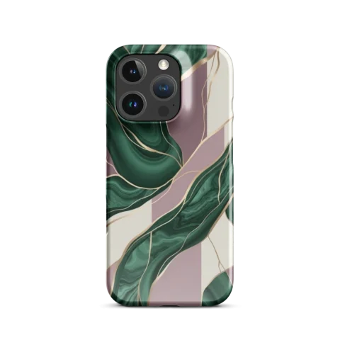 Malachite Ribbons and Gilded Veins