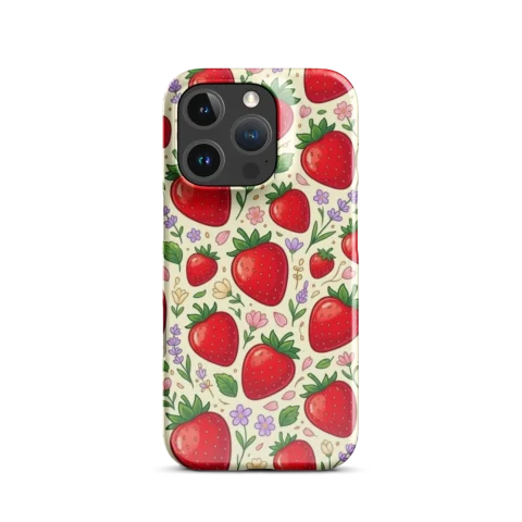 Vibrant Strawberry Garden Blossom Harmony