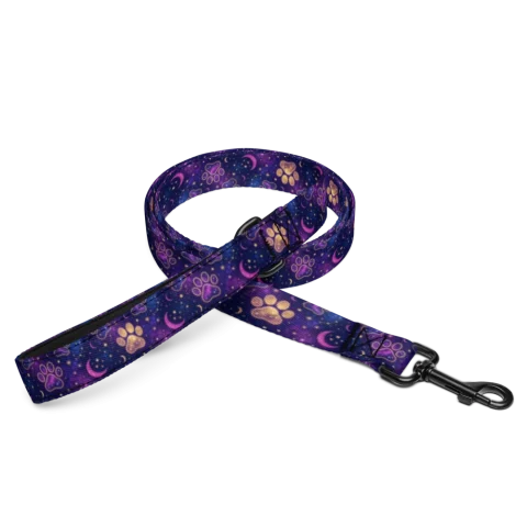 Celestial Paw Prints Galaxy Pattern